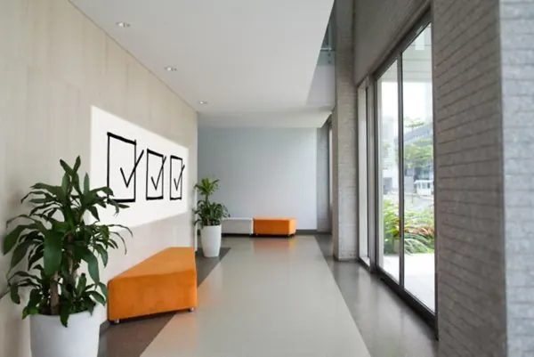 noraplan convia rubber flooring by Nora / Interface
